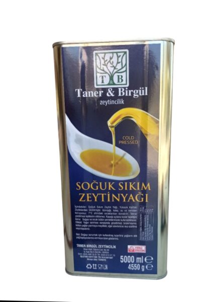 Naturel Sızma Soğuk Sıkım Zeytinyağı 5lt